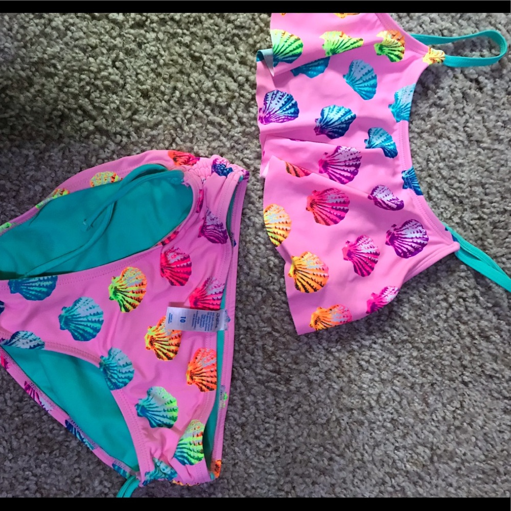Justice bikini youth size 10 like New!!